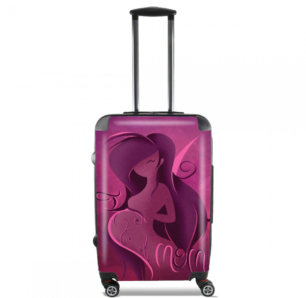 Valise trolley bagage L pour I Love Mom