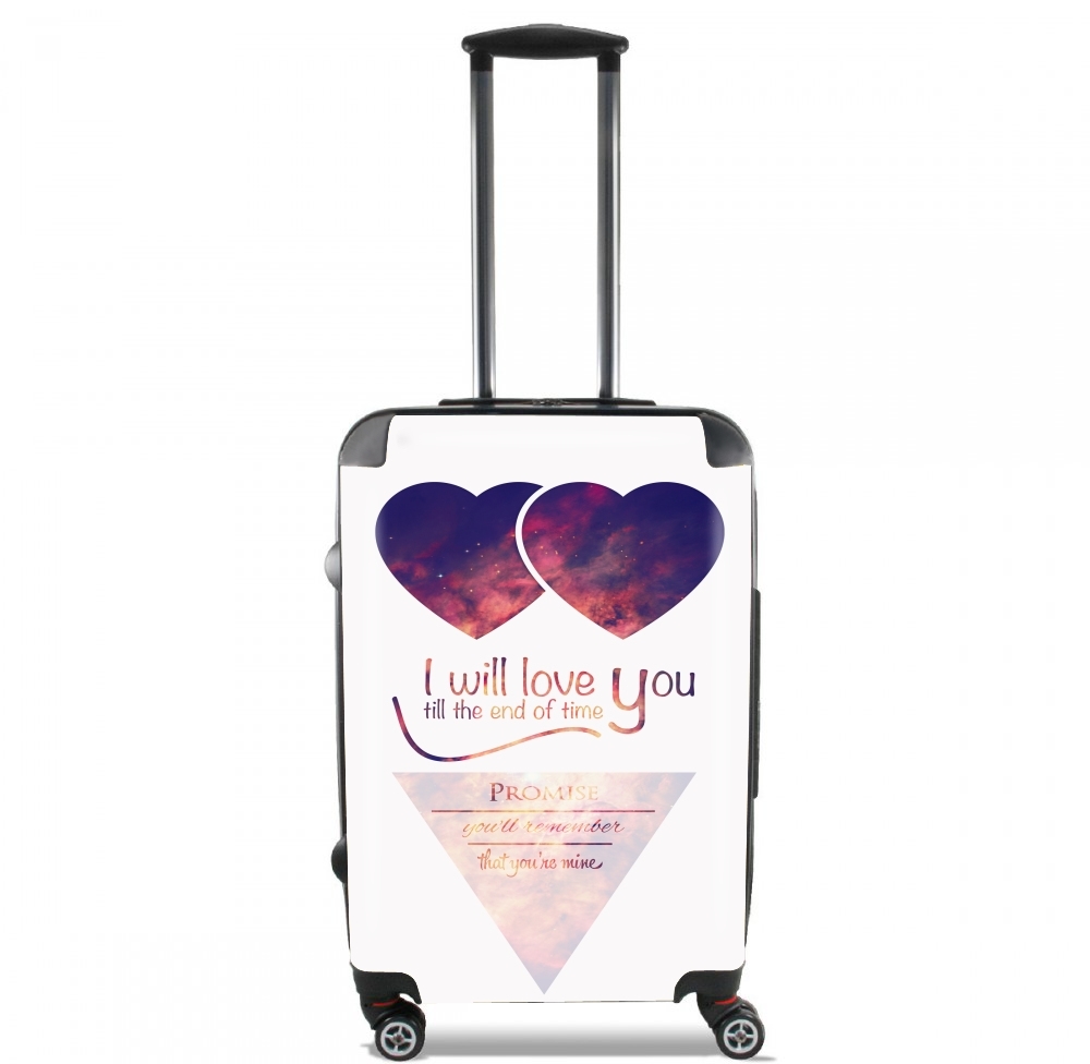 Valise trolley bagage L pour I will love you