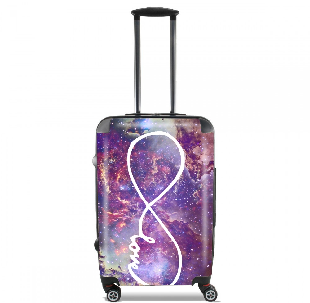 Valise trolley bagage L pour Infinity Love Galaxy