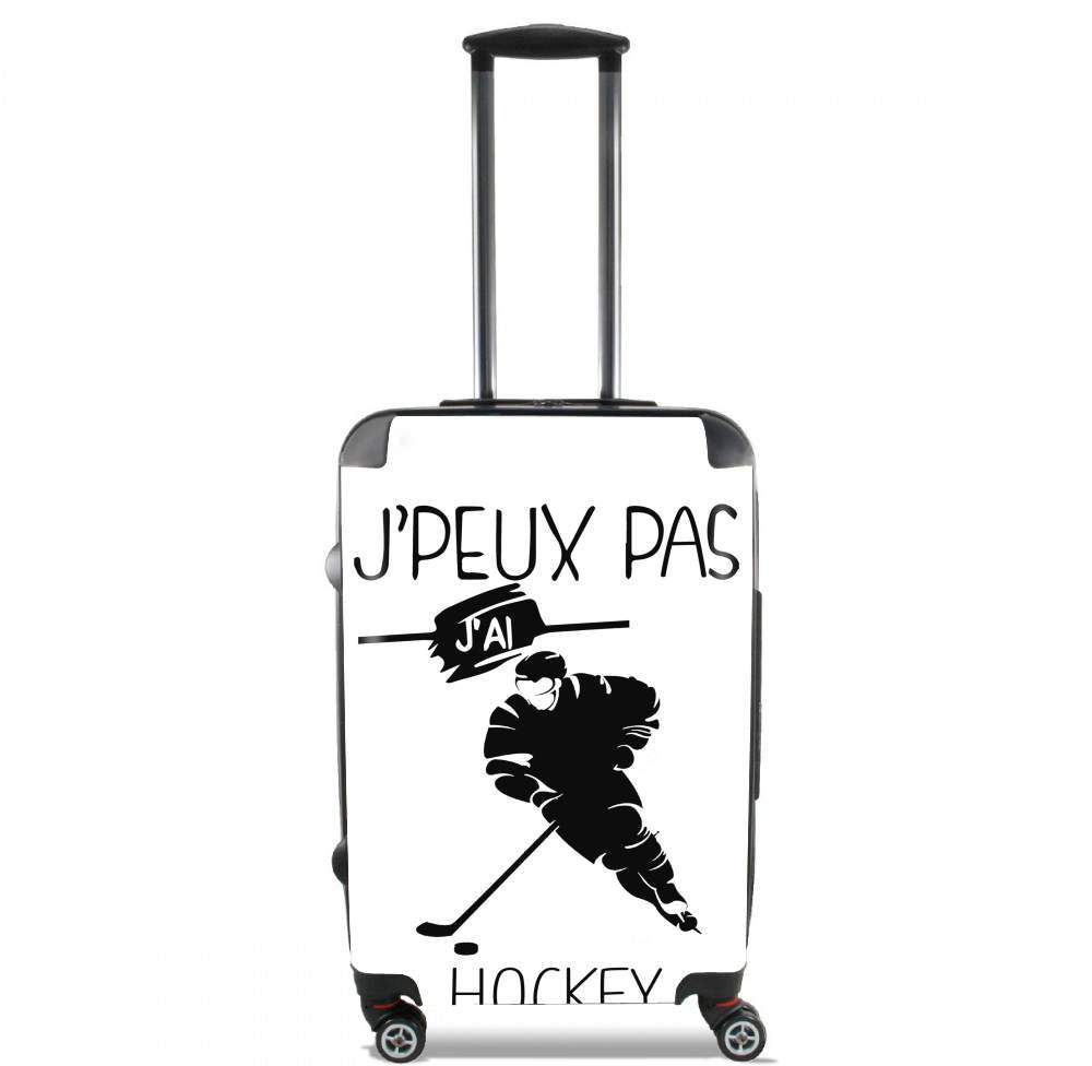 Valise trolley bagage L pour Je peux pas j'ai hockey sur glace