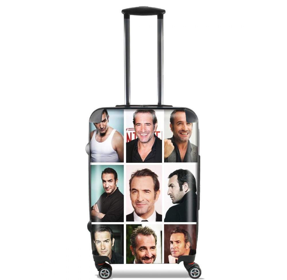 Valise trolley bagage L pour Jean Dujardin collage