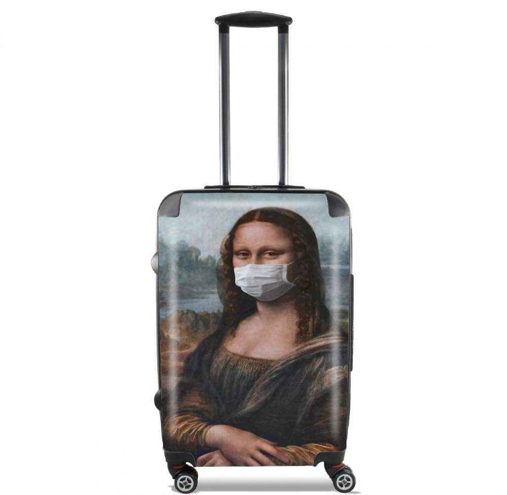 Valise trolley bagage L pour Joconde Mona Lisa Masque