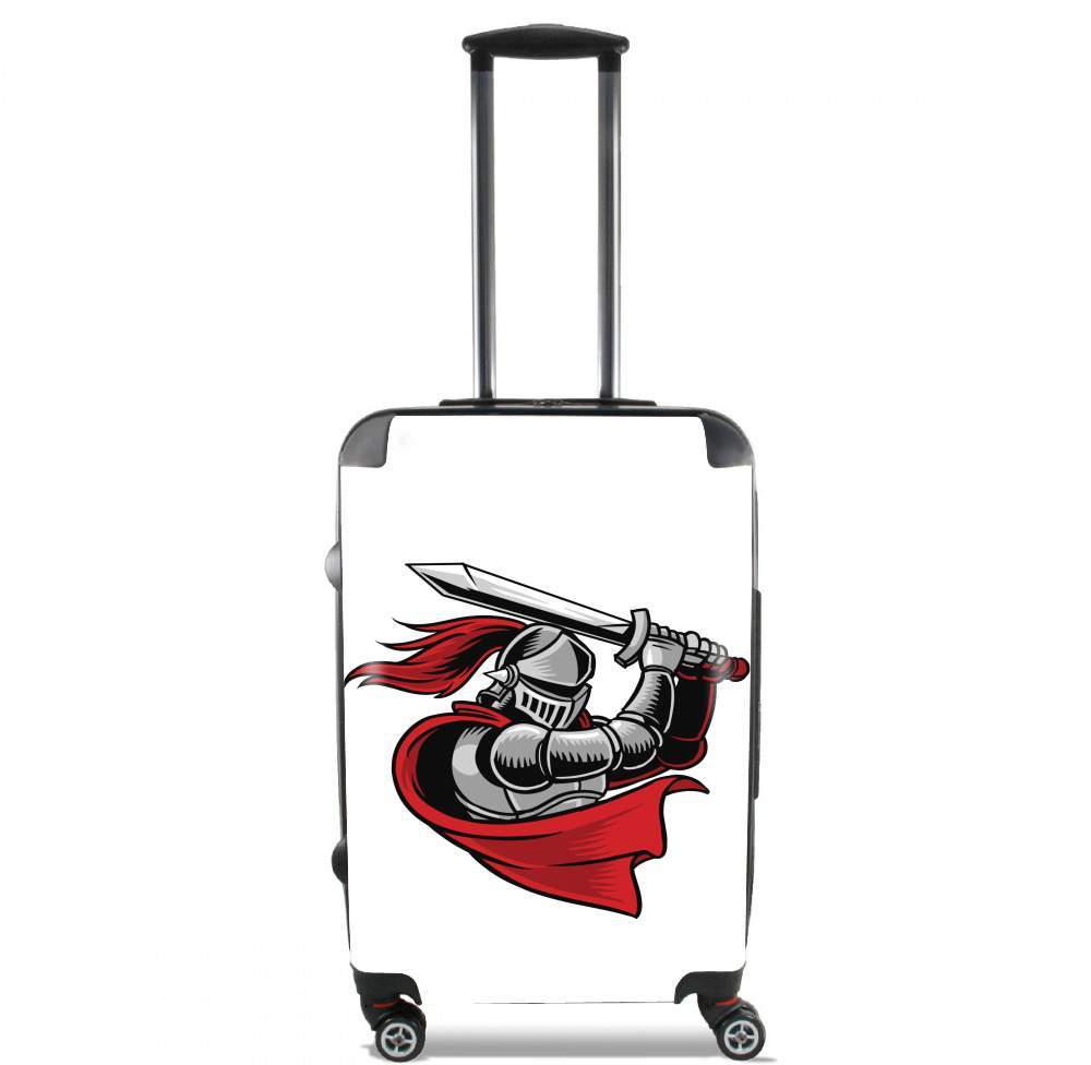 Valise trolley bagage L pour Knight with red cap