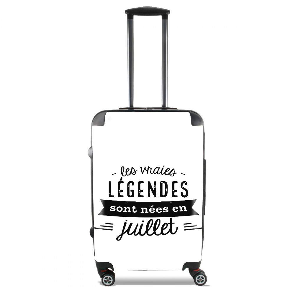 Valise trolley bagage L pour Les vraies légendes sont nées en juillet