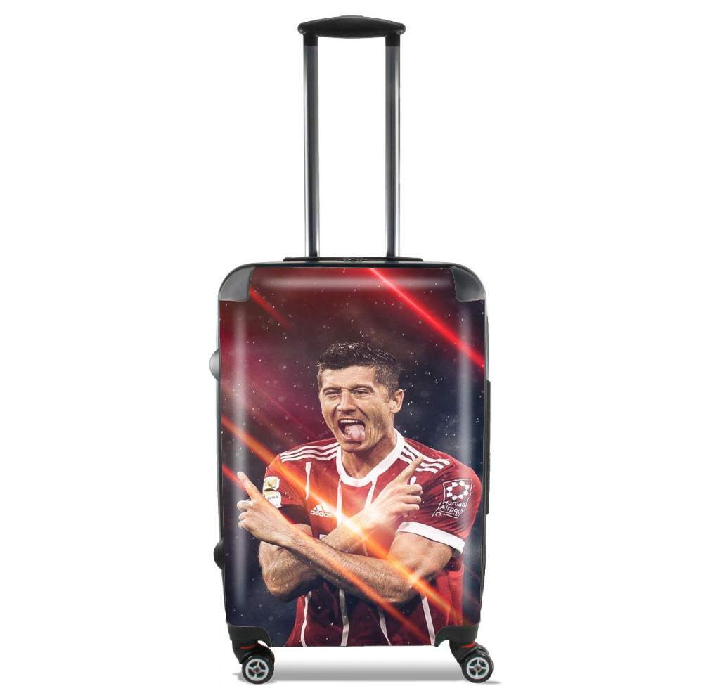 Valise trolley bagage L pour lewandowski football player