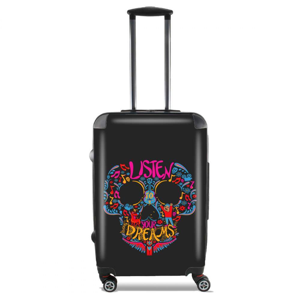 Valise trolley bagage L pour Listen to your dreams Tribute Coco