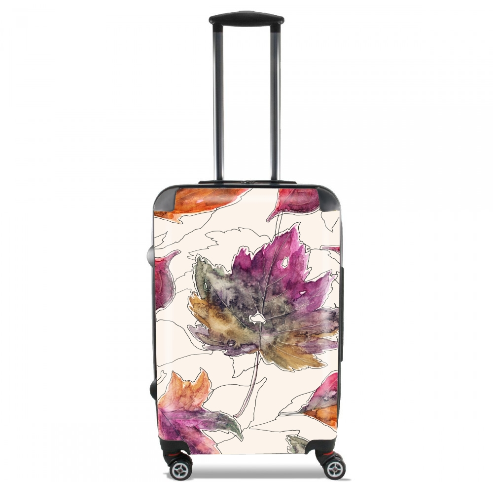 Valise trolley bagage L pour Maple Pattern