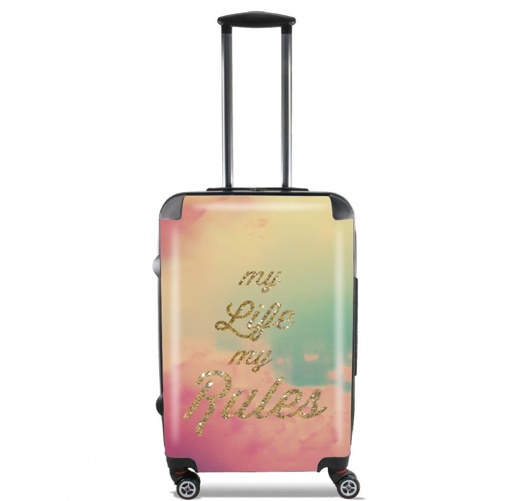 Valise trolley bagage L pour My life My rules