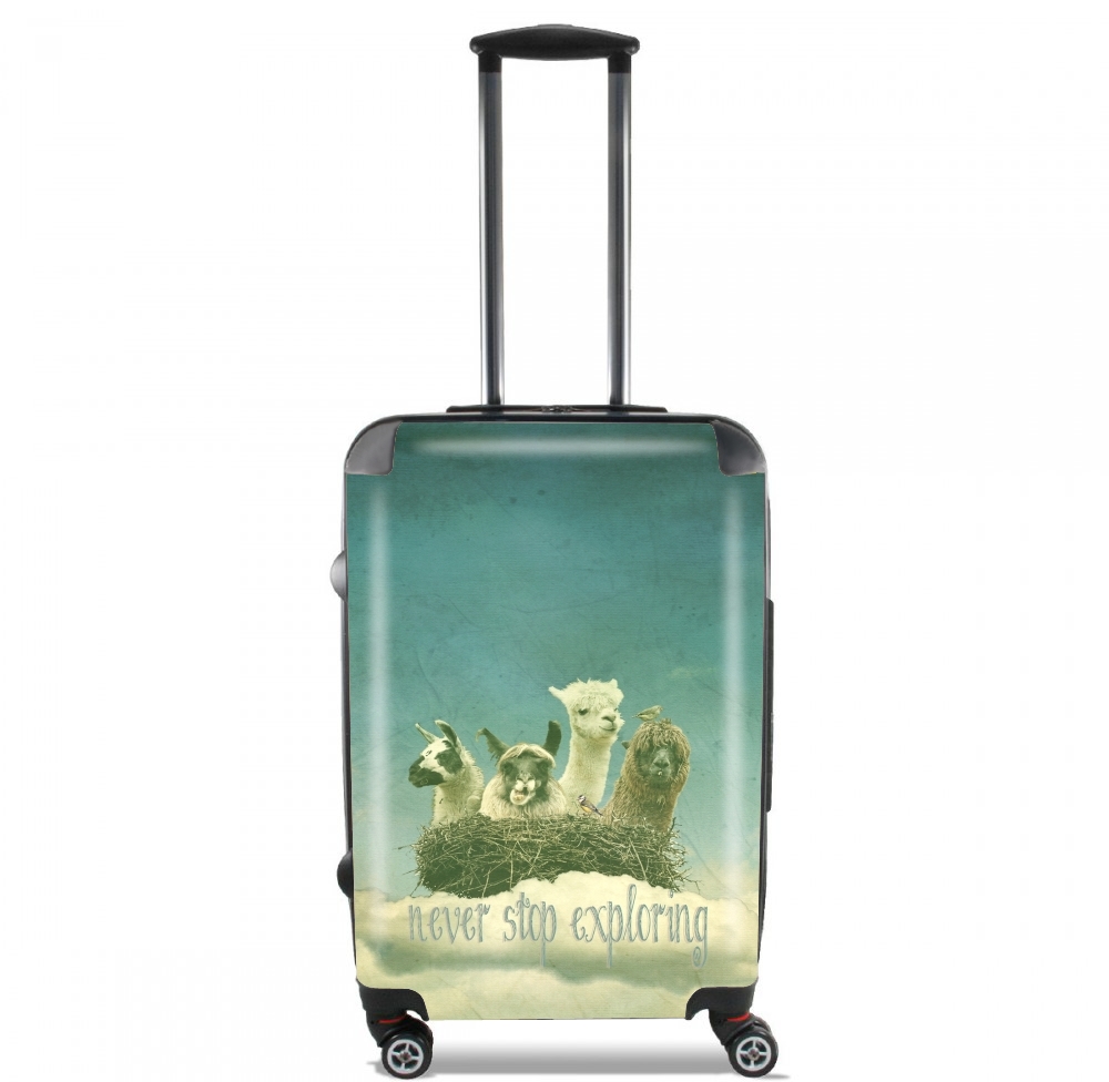 Valise trolley bagage L pour NEVER STOP EXPLORING