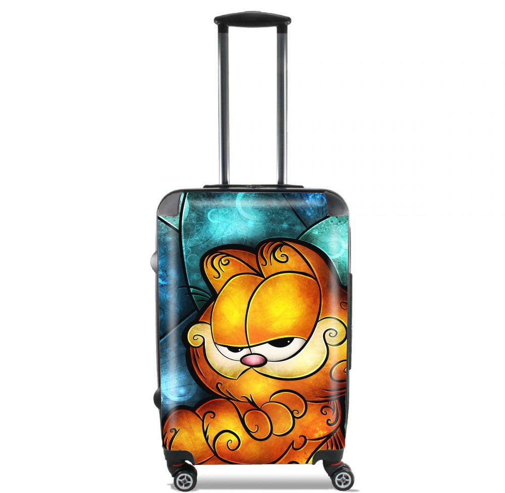 Valise trolley bagage L pour Never trust a smiling cat