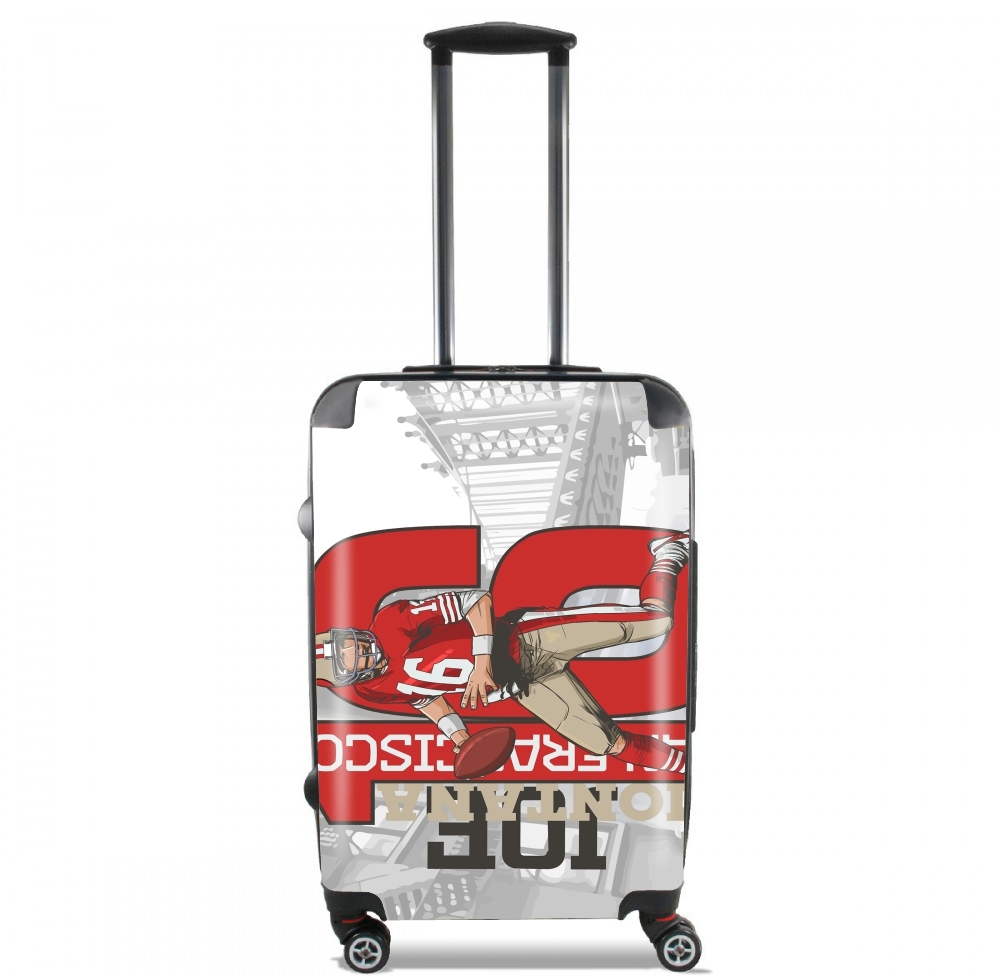 Valise trolley bagage L pour NFL Legends: Joe Montana 49ers