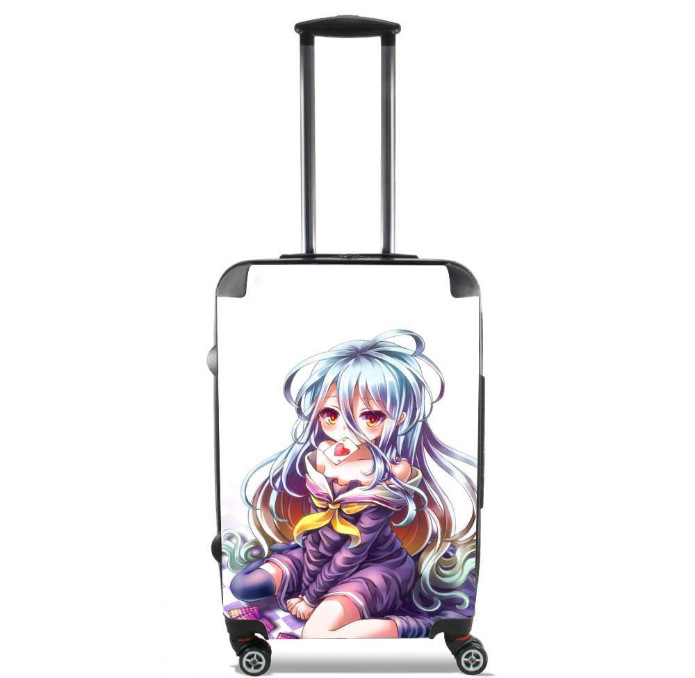 Valise trolley bagage L pour No game No life Shiro Card