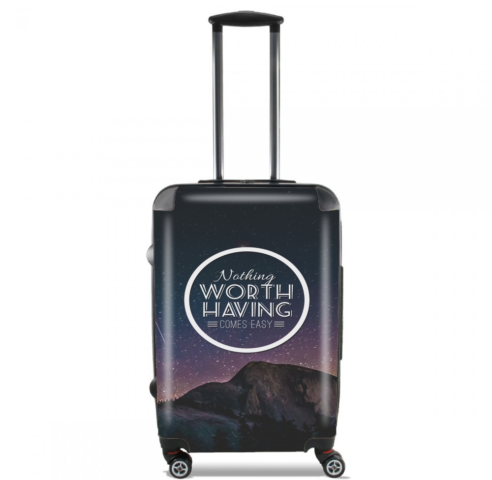 Valise trolley bagage L pour Nothing Worth...