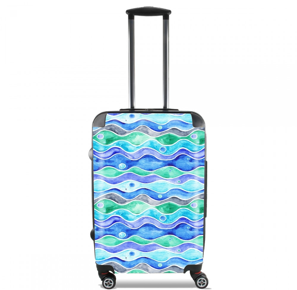 Valise trolley bagage L pour Ocean Pattern