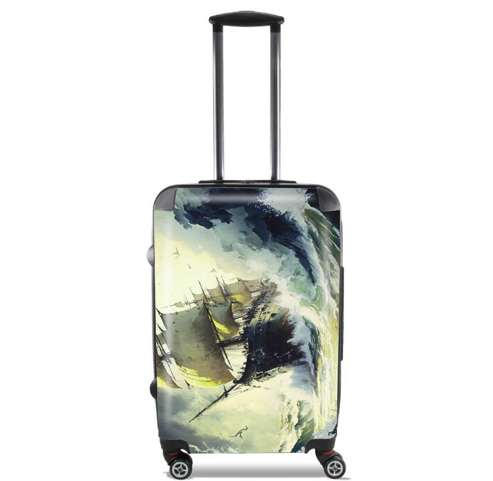 Valise trolley bagage L pour Ocean Ship Painting