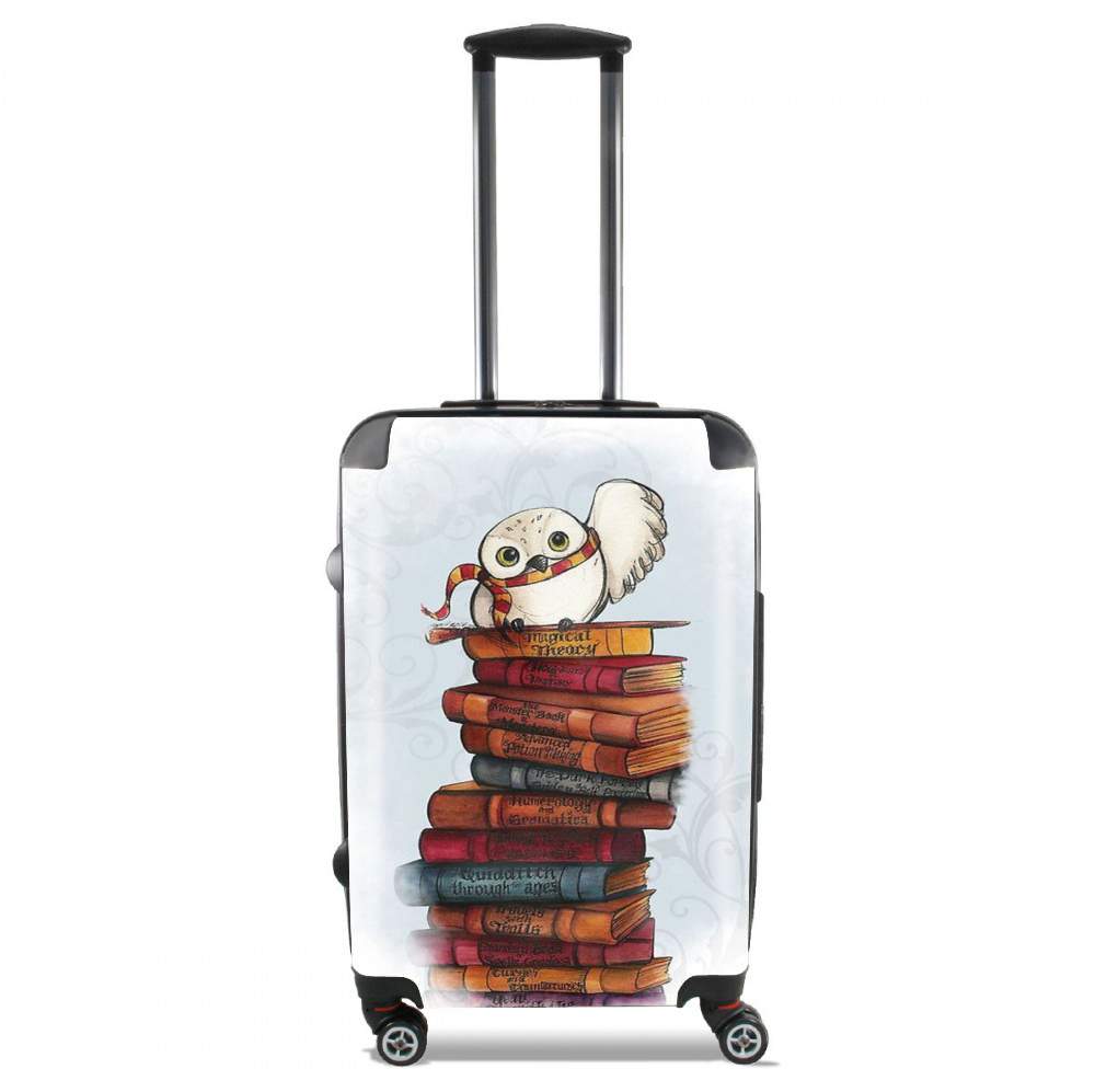 Valise trolley bagage L pour Owl and Books