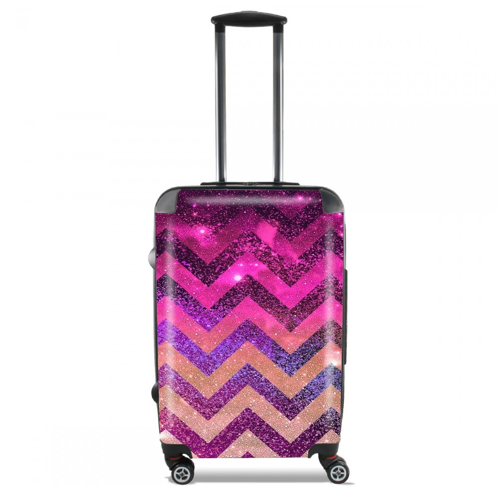 Valise trolley bagage L pour PARTY CHEVRON GALAXY 