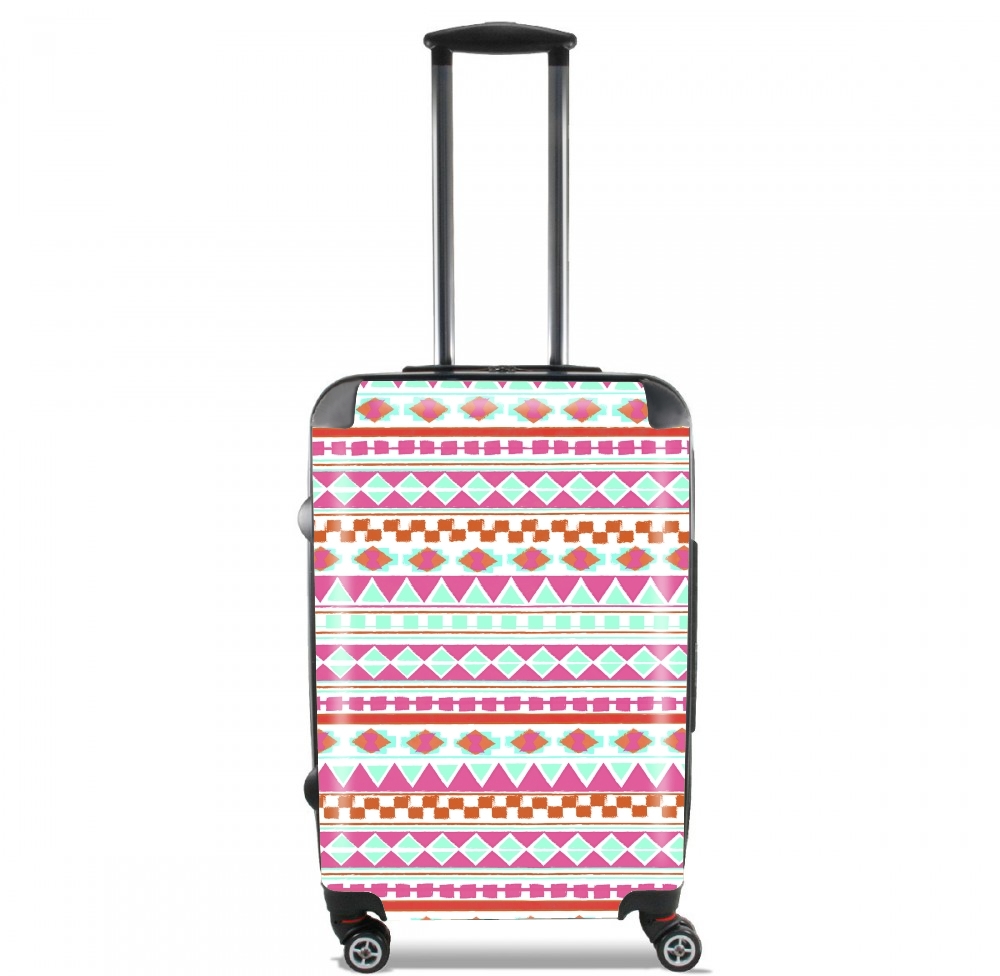 Valise trolley bagage L pour PINK NAVAJO