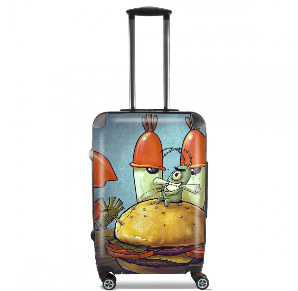 Valise trolley bagage L pour Plankton burger