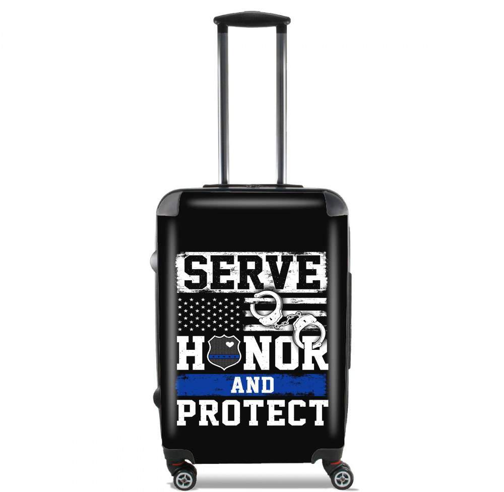 Valise trolley bagage L pour Police Serve Honor Protect