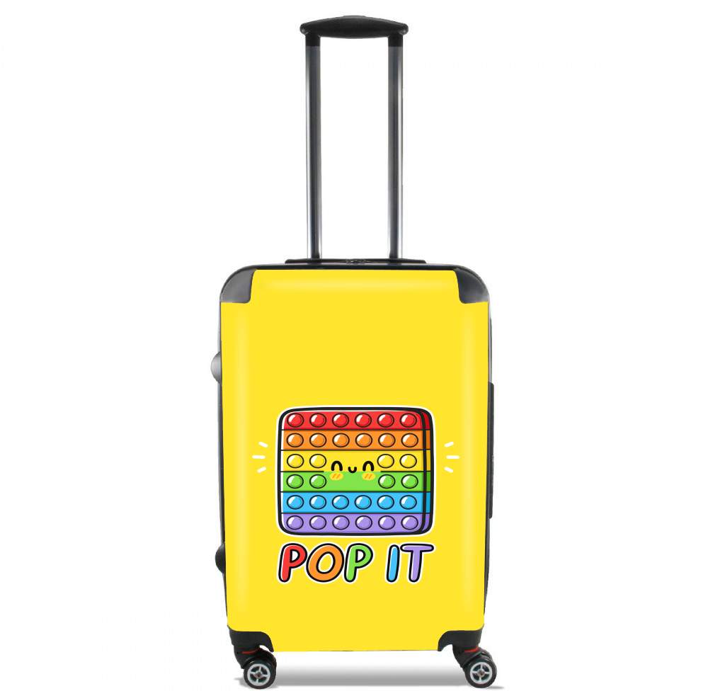 Valise trolley bagage L pour Pop It Funny cute