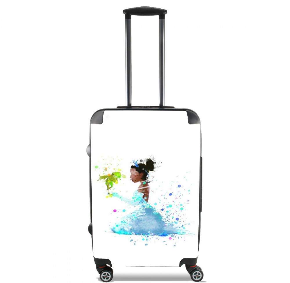 Valise trolley bagage L pour Princess Tiana Watercolor Art