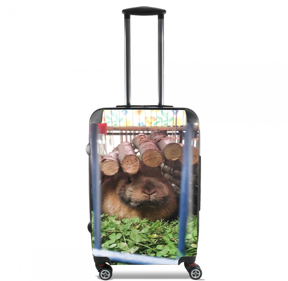 Valise trolley bagage L pour Lapin d'amour