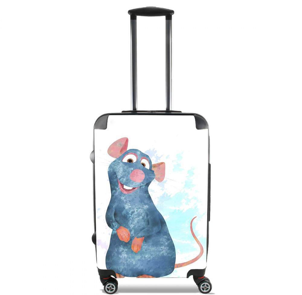 Valise trolley bagage L pour Ratatouille Watercolor