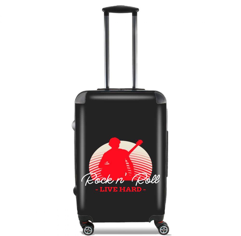 Valise trolley bagage L pour Rock N Roll Live hard