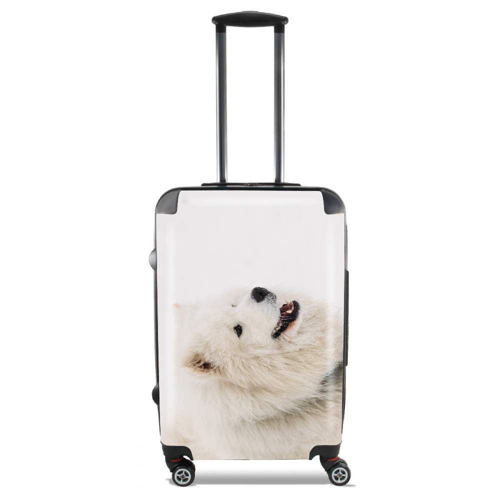 Valise trolley bagage L pour samoyede dog