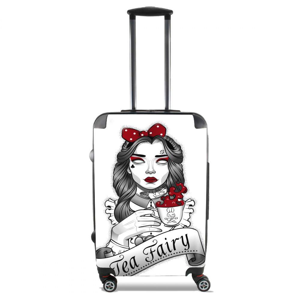 Valise trolley bagage L pour Scary zombie Alice drinking tea