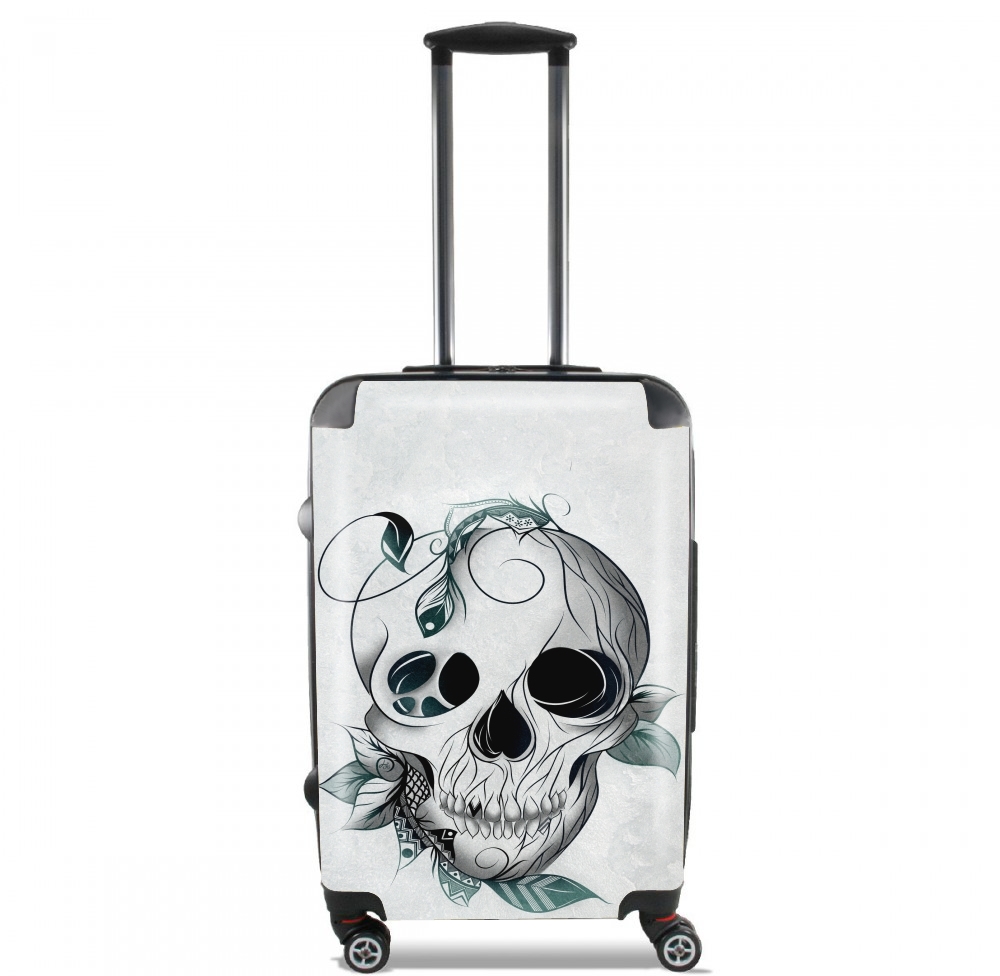 Valise trolley bagage L pour Skull Boho 