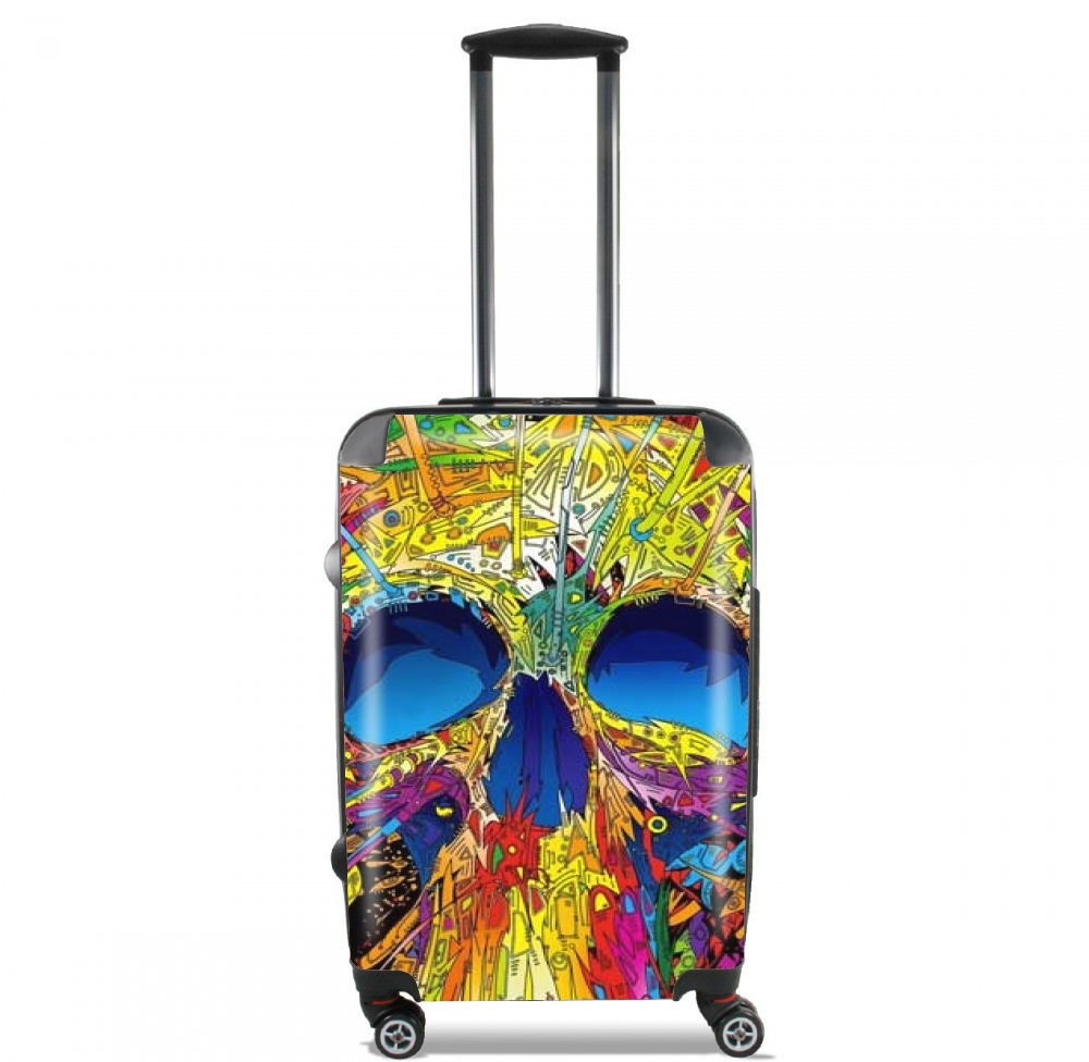 Valise trolley bagage L pour Skull Couleur Flashy