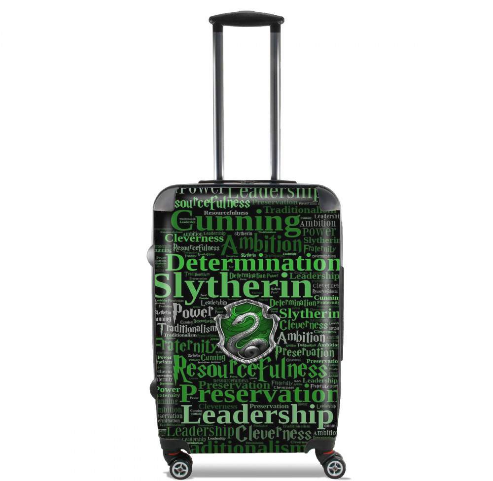 Valise trolley bagage L pour slytherin Serpentard