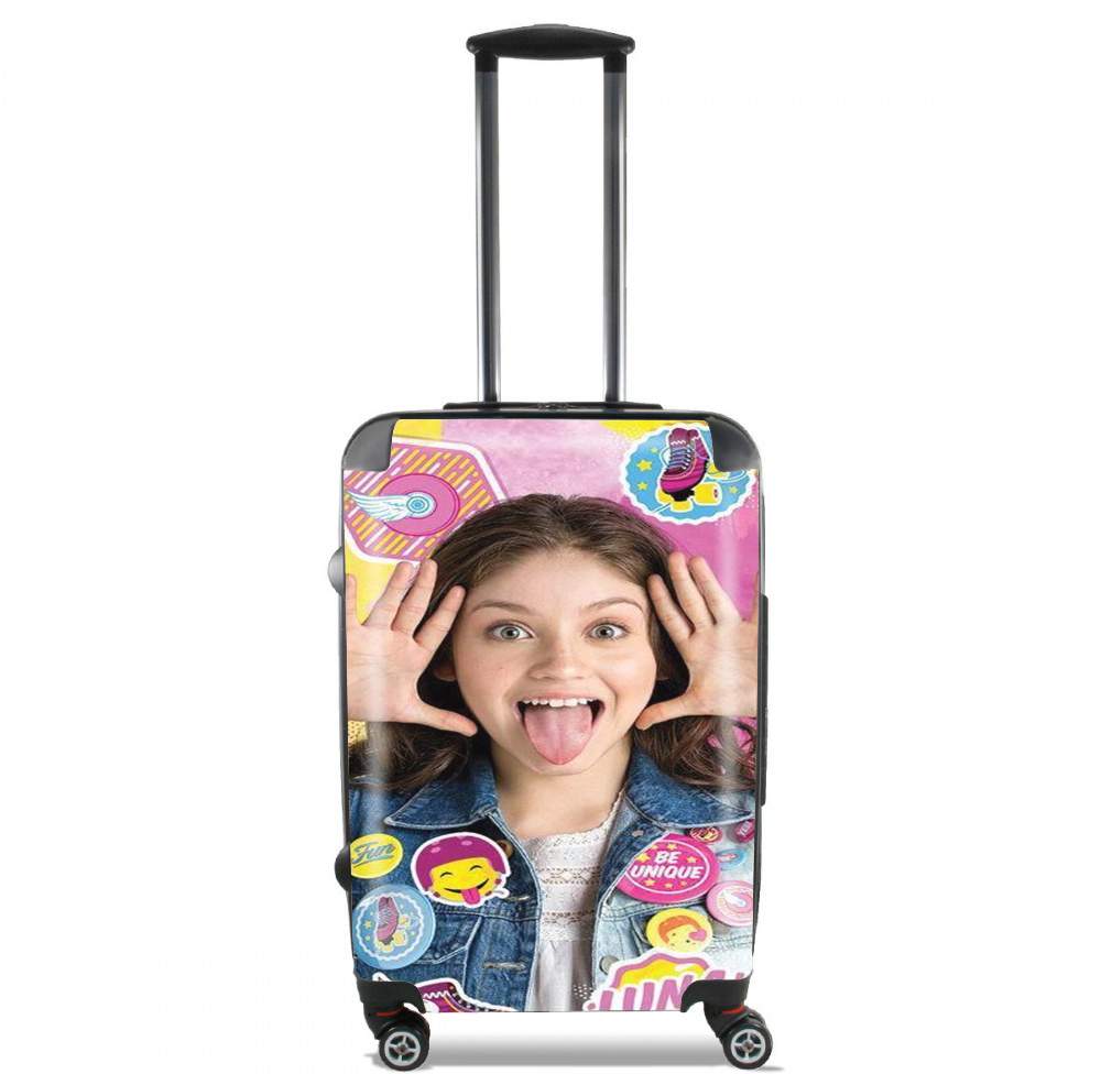 Valise trolley bagage L pour Soy Luna Collage Fan
