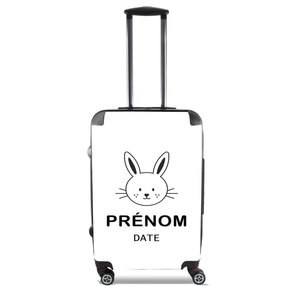Valise trolley bagage L pour Tampon annonce naissance Lapin