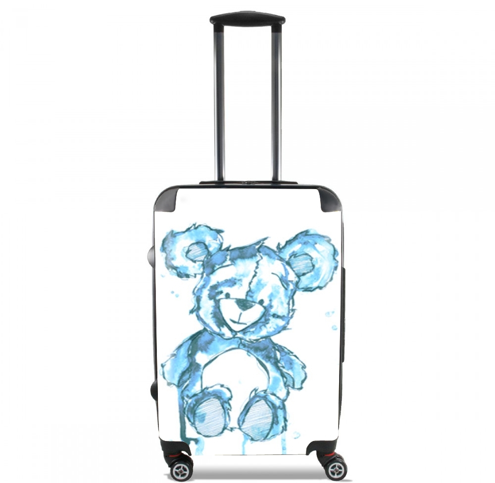 Valise trolley bagage L pour Teddy Bear Bleu