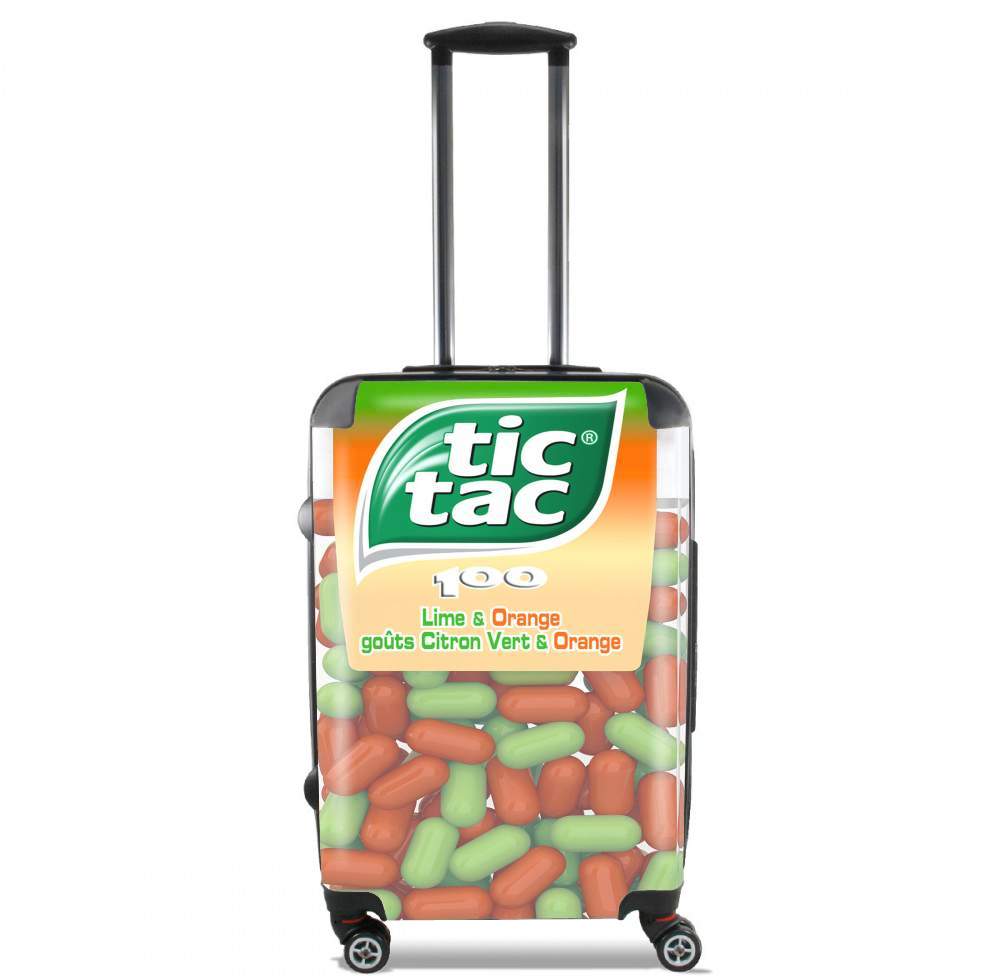 Valise trolley bagage L pour tic Tac Orange Citron
