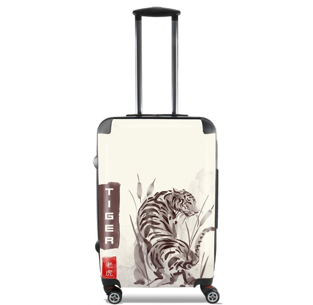 Valise trolley bagage L pour Tiger Japan Watercolor Art