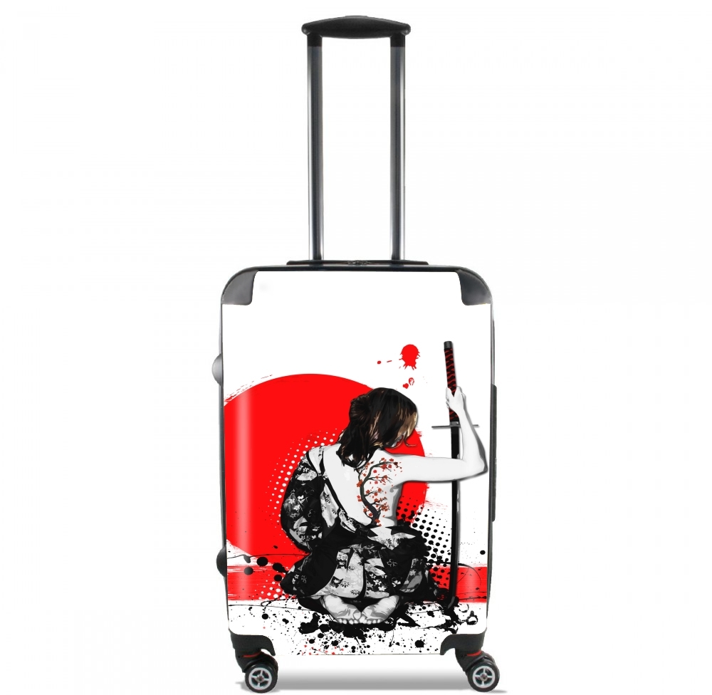 Valise trolley bagage L pour Trash Polka - Female Samurai