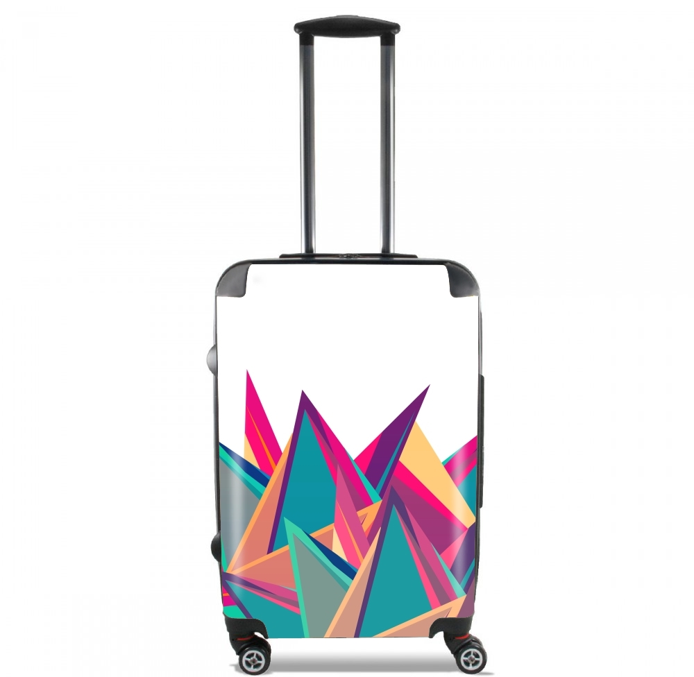 Valise trolley bagage L pour Triangles Intensive White