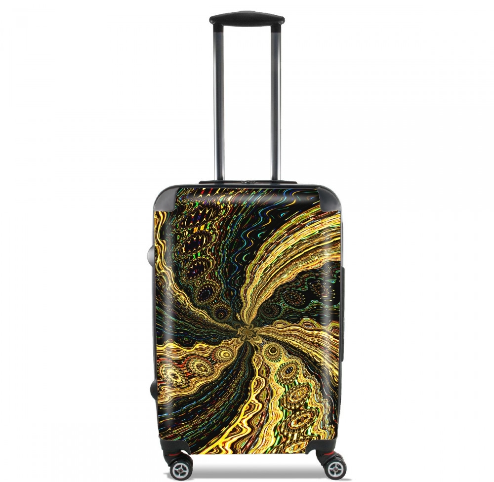 Valise trolley bagage L pour Twirl and Twist black and gold