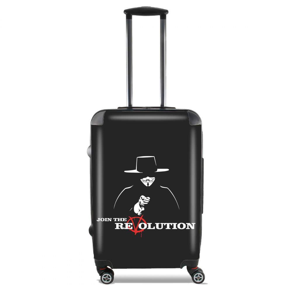 Valise trolley bagage L pour V For Vendetta Join the revolution