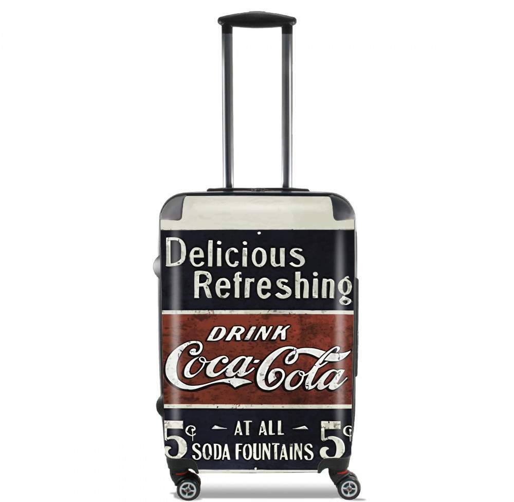 Valise trolley bagage L pour Vintage coke 