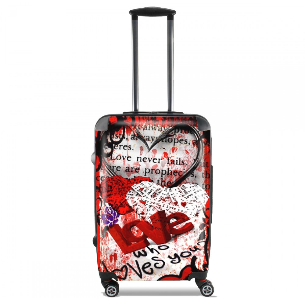 Valise trolley bagage L pour Who Loves You ?