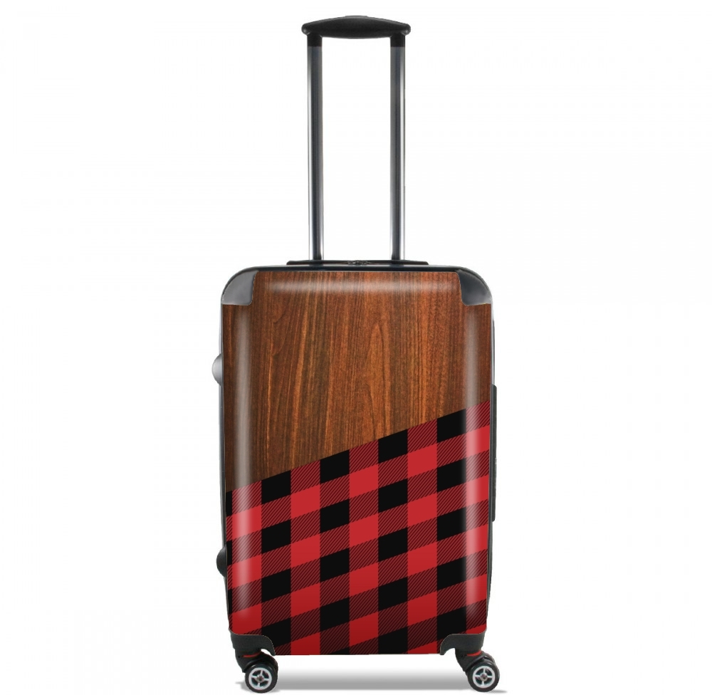 Valise trolley bagage L pour Wooden Lumberjack