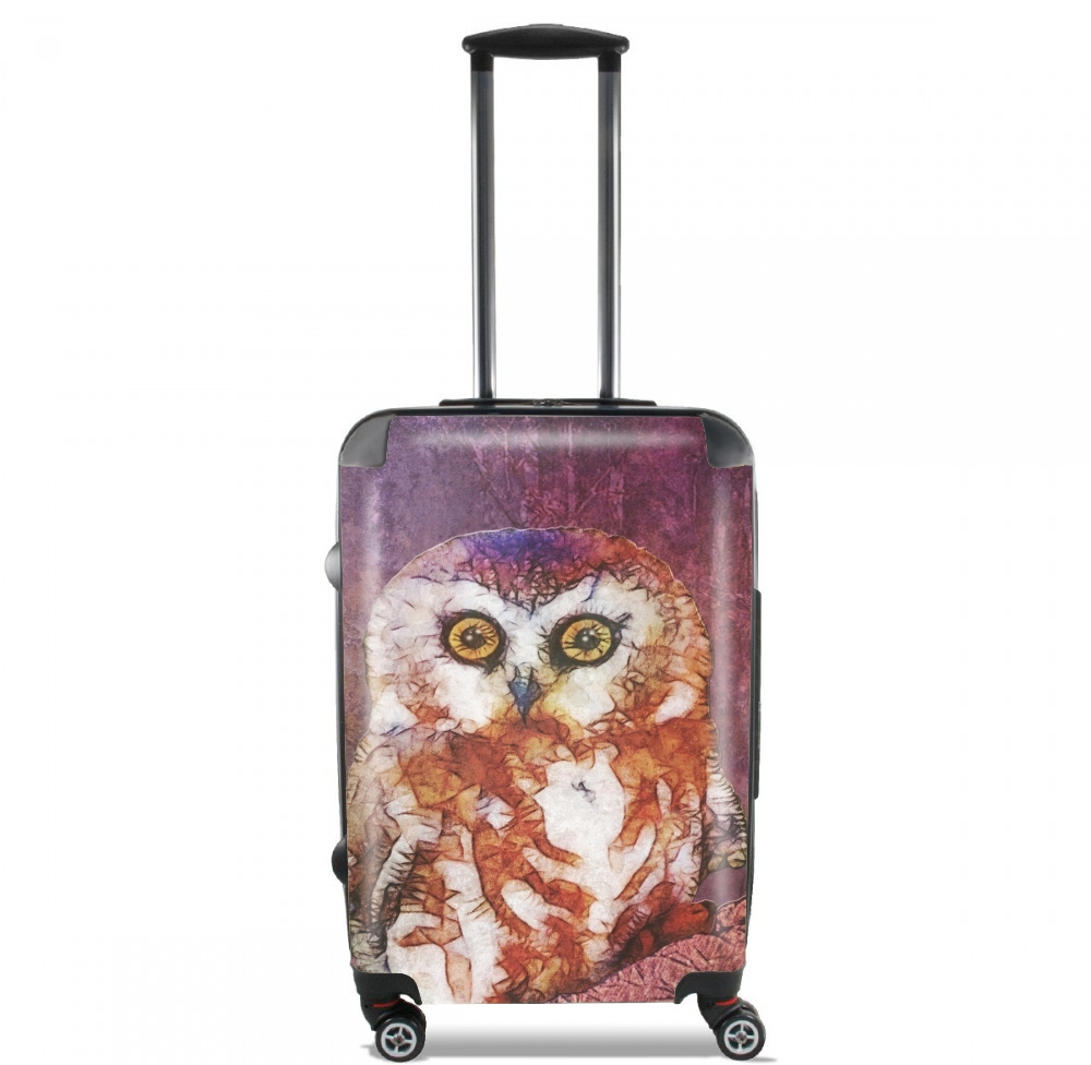 Valise trolley bagage XL pour Hiboux Abstrait