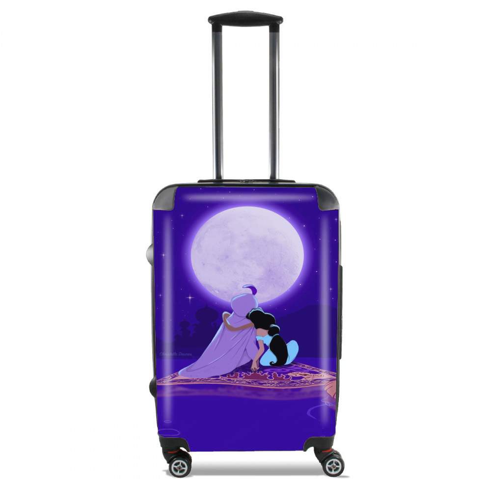 Valise trolley bagage XL pour Aladdin x Jasmine Rêve bleu One Love One Life