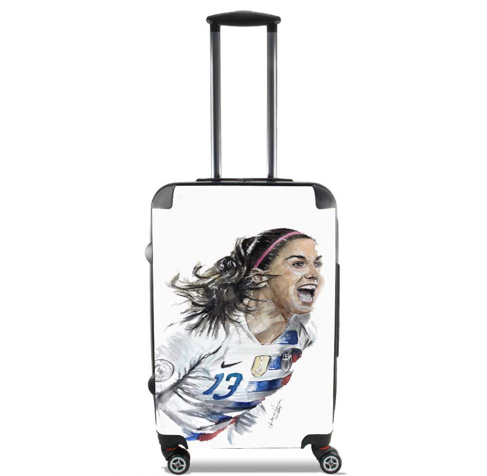 Valise trolley bagage XL pour Alex Morgan Usa Art