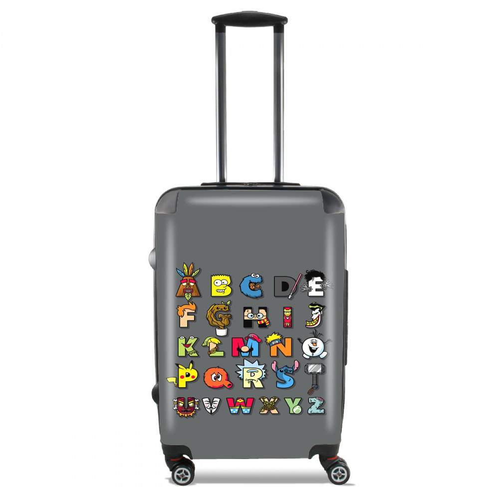 Valise trolley bagage XL pour Alphabet Geek